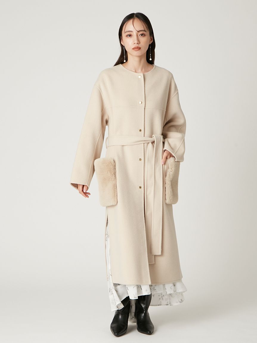 FRAY I.D「サッシュリボンフレアスカート」|スカート|