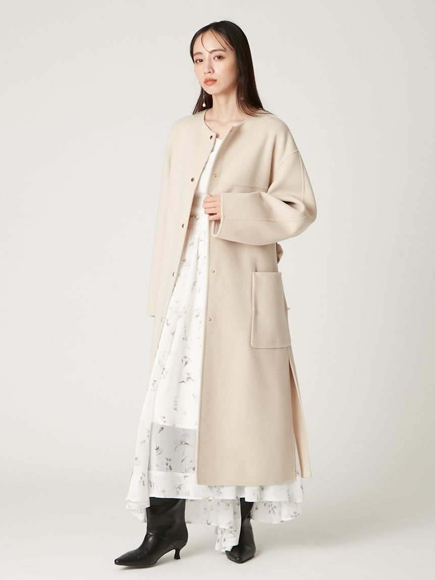 FRAY I.D「サッシュリボンフレアスカート」|スカート|