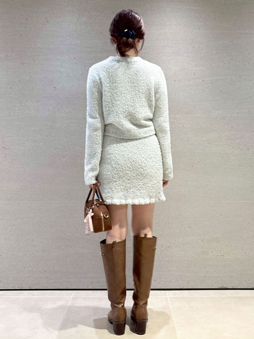 LILY BROWN「ラメニットミニスカート(Hearts2Hearts着用)」|スカート|