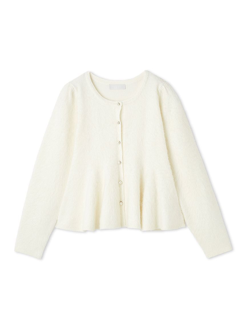 CELFORD「ファーライクペプラムカーディガン」|カーディガン|