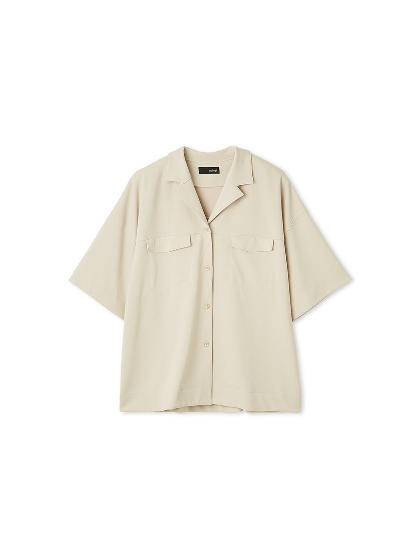 styling/「【セットアップ対応】ジョーゼットオープンカラーシャツ」|シャツ・ブラウス|