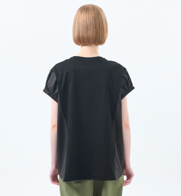 MACKINTOSH PHILOSOPHY「ギャザースリーブコンビカットソー」|Tシャツ・カットソー|