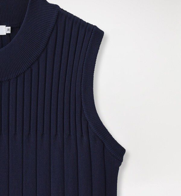  「ニットブロックワンピース」|ワンピース|