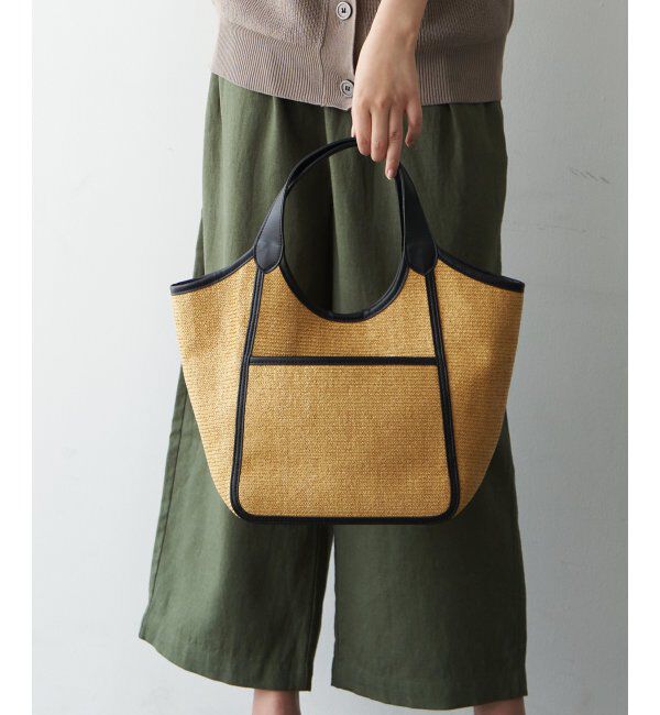 ikka「PP雑材トートバッグ」|その他|キャメル