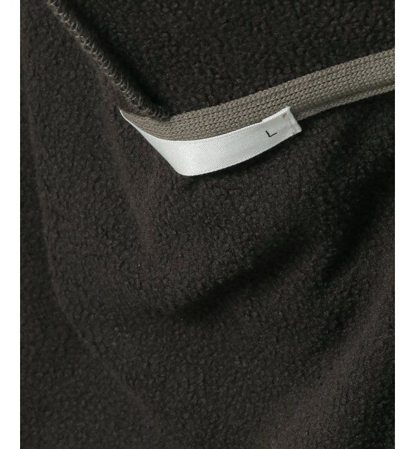 ikka「フェイクスエードフーディガン」|カーディガン|