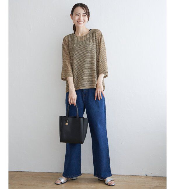 ikka「【2点セット】シアーボーダーアンサンブル」|その他|