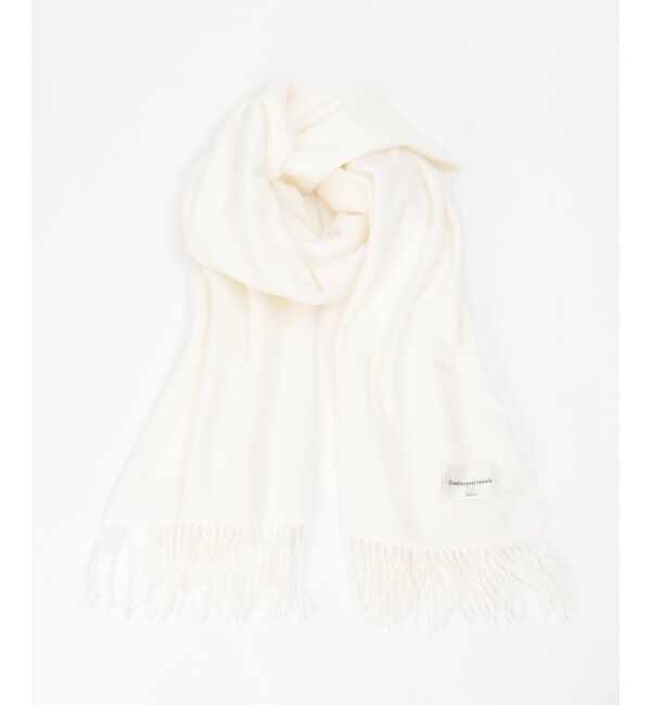 ikka「カシミヤタッチカラーマフラー」|マフラー|オフホワイト