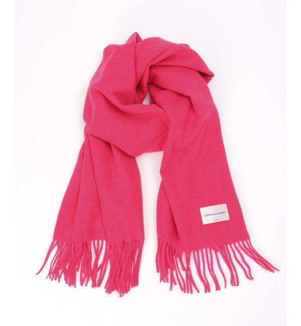 ikka「カシミヤタッチカラーマフラー」|マフラー|ピンク