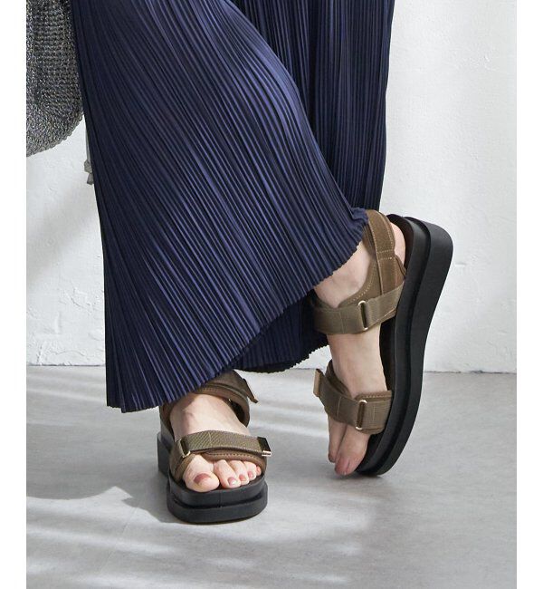 ikka「ベルクロスポーティーサンダル」|その他|