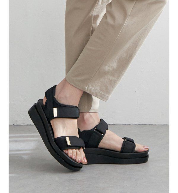 ikka「ベルクロスポーティーサンダル」|その他|