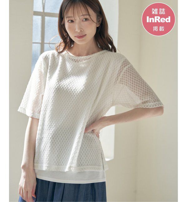 ikka「【2点セット】レースアンサンブルプルオーバー」|その他|