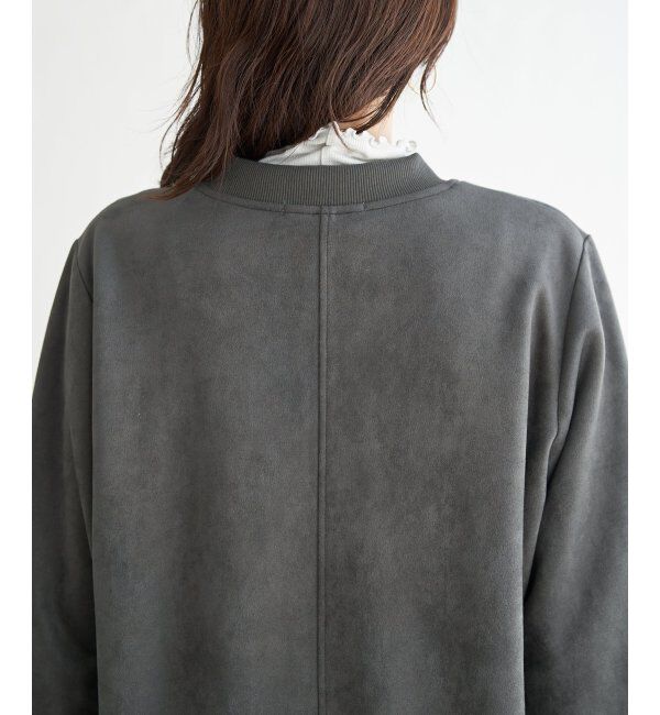 ikka「フェイクスエードブルゾン」|ブルゾン・スタジャン|