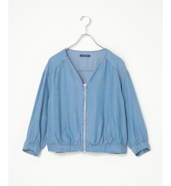 VENCE share style「デニムVネックブルゾン」|その他|