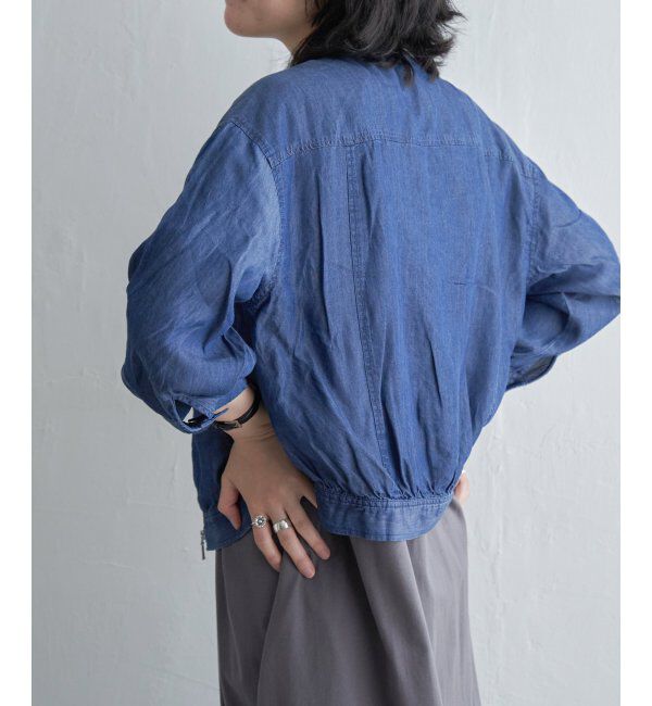 VENCE share style「デニムVネックブルゾン」|その他|
