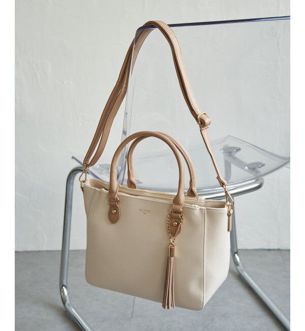 VENCE share style「タバサ2WAYトートバッグ」|その他|オフホワイト