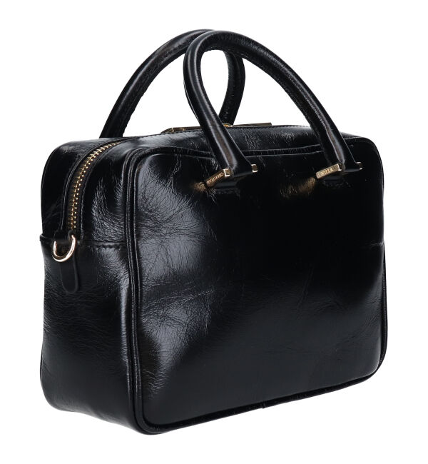 IMPORT SELECT「【CHRISTIAN VILLA】スクエアレザーハンドバッグ(Q56453)」|ハンドバッグ|