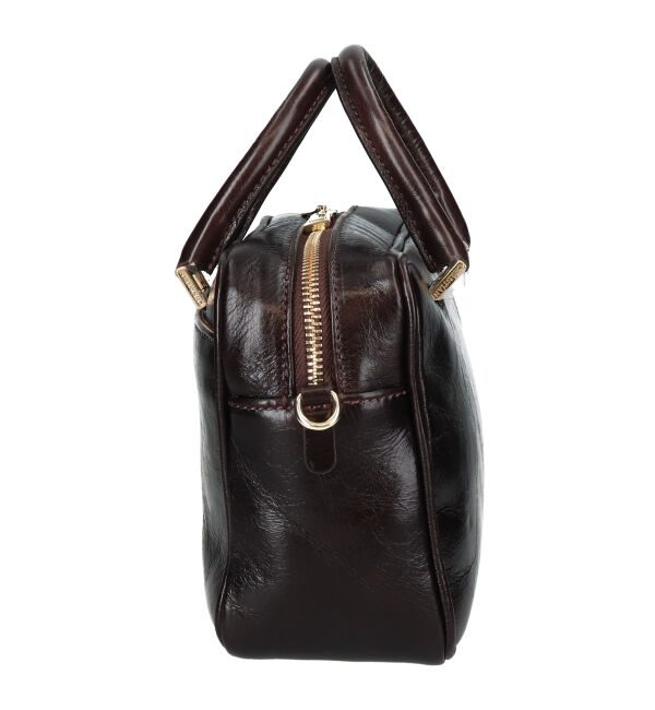 IMPORT SELECT「【CHRISTIAN VILLA】スクエアレザーハンドバッグ(Q56453)」|ハンドバッグ|