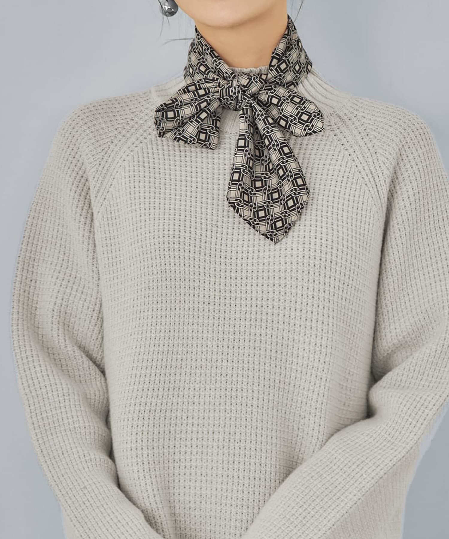 STYLE DELI「70cm正方形スカーフ／スクエアチェーン」|バンダナ・スカーフ|