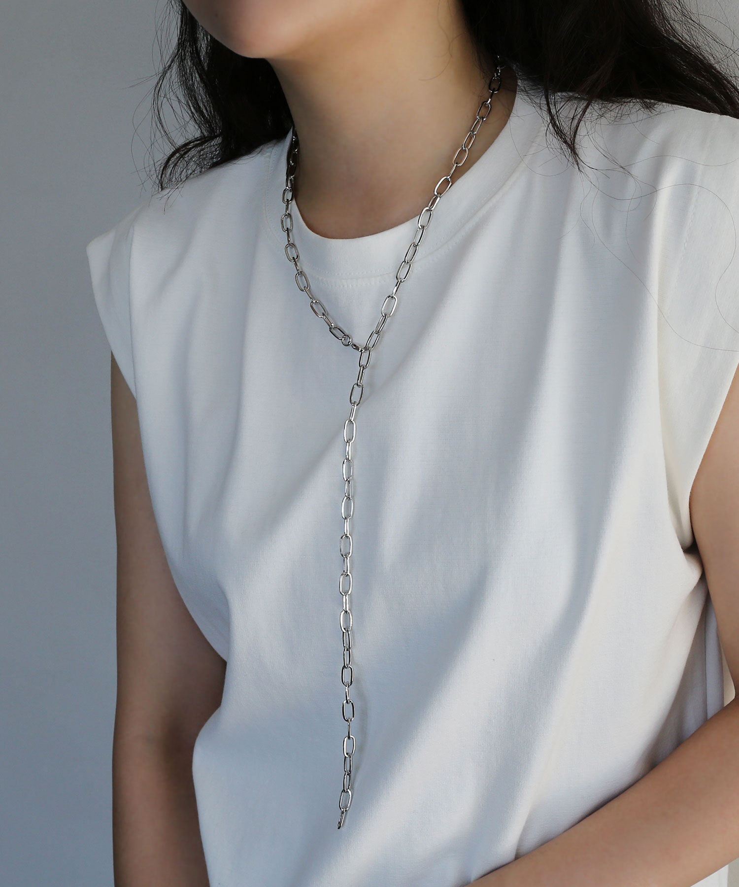 colleca la「Yラインチェーンネックレス」|ネックレス|シルバー