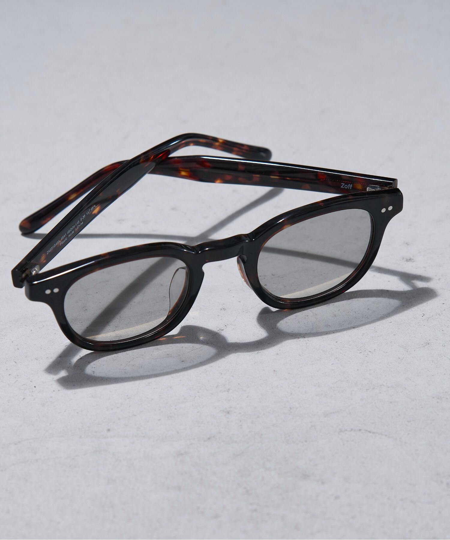  「【WEB限定】ウェリントン型 サングラス  ※一部レンズの色が変わる調光サングラス 紫外線対策」|サングラス|