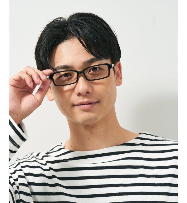  「スクエア型 メガネ｜ユニセックス 上質感のあるフレーム  レンズ交換券付」|メガネ|