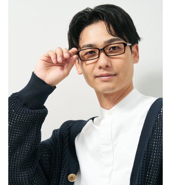  「スクエア型 メガネ｜ユニセックス 上質感のあるフレーム  レンズ交換券付」|メガネ|