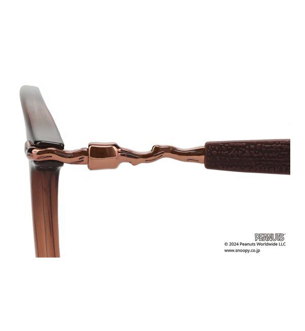  「ウェリントン型 メガネ |  Zoff PEANUTS COLLECTION 4 (ビーグルスカウト モデル)  レンズ交換券付」|メガネ|