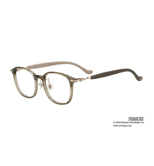  「ウェリントン型 メガネ |  Zoff PEANUTS COLLECTION 4 (ビーグルスカウト モデル)  レンズ交換券付」|メガネ|