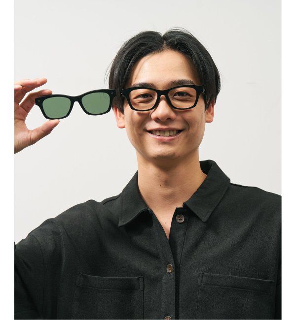  「Zoff｜JOURNAL STANDARD relume ウェリントン型 2WAYメガネ サングラス 偏光機能搭載 N&D レンズ交換券付」|メガネ|ブラック