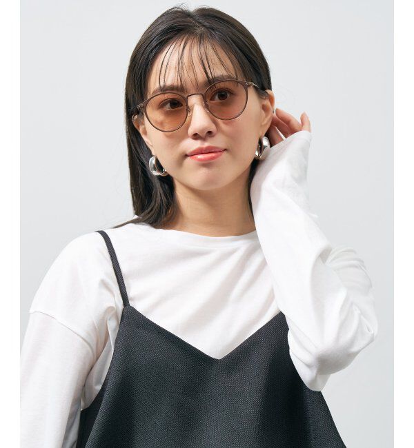  「ボストン型 調光サングラス｜UNITED ARROWS ﾚﾝｽﾞの色が変わる UVカット 紫外線対策 ユナイテッドアローズ」|サングラス|