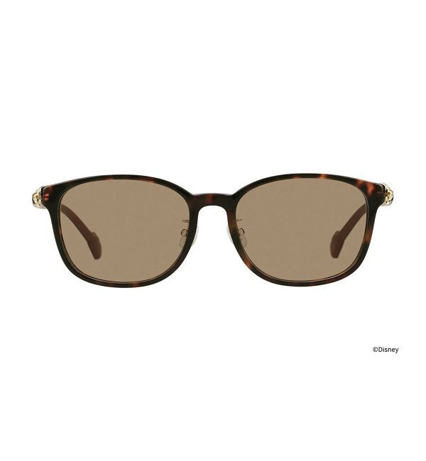  「Zoff｜Mickey & Friends Hands｜サングラス（ミッキーマウス モデル） ディズニー｜紫外線対策 UVカット」|サングラス|茶系デミ