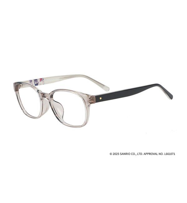  「Zoff｜はぴだんぶい ウェリントン型 メガネ｜伊達・度付きメガネ｜グッズ   レンズ交換券付」|メガネ|