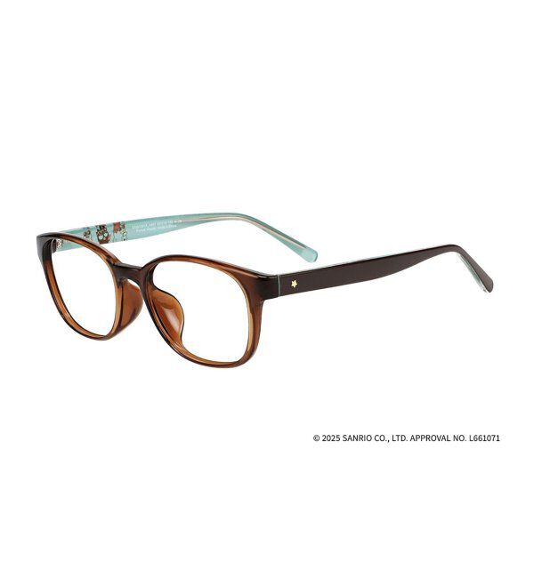  「Zoff｜はぴだんぶい ウェリントン型 メガネ｜伊達・度付きメガネ｜グッズ   レンズ交換券付」|メガネ|