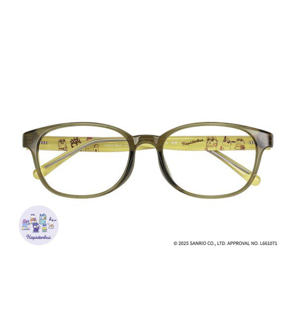  「Zoff｜はぴだんぶい ウェリントン型 メガネ｜伊達・度付きメガネ｜グッズ   レンズ交換券付」|メガネ|