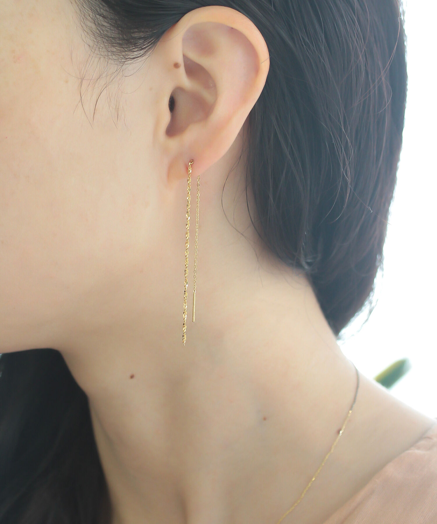  「silver925 キラチェーン アメリカンピアス (ニッケルフリー)」|ピアス|