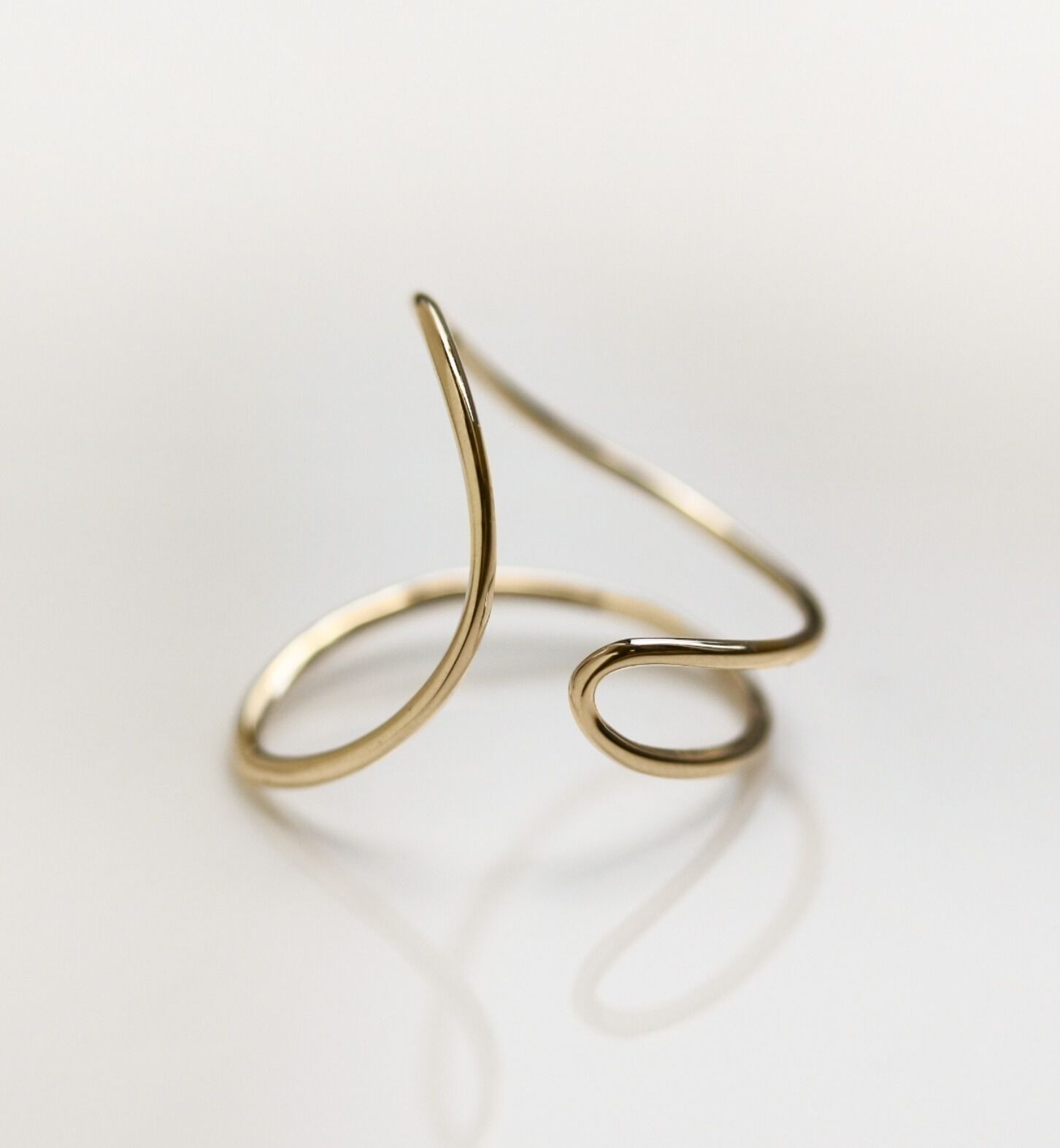  「ゴールド ハグ リング | K10YG」|リング|