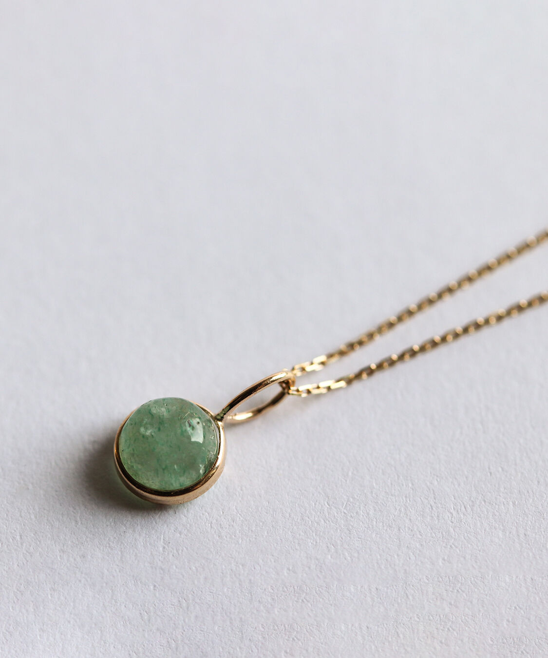  「カラーストーン  ネックレス | K10YG」|ネックレス|