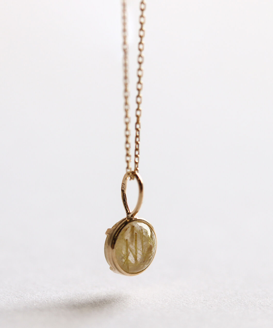  「カラーストーン  ネックレス | K10YG」|ネックレス|