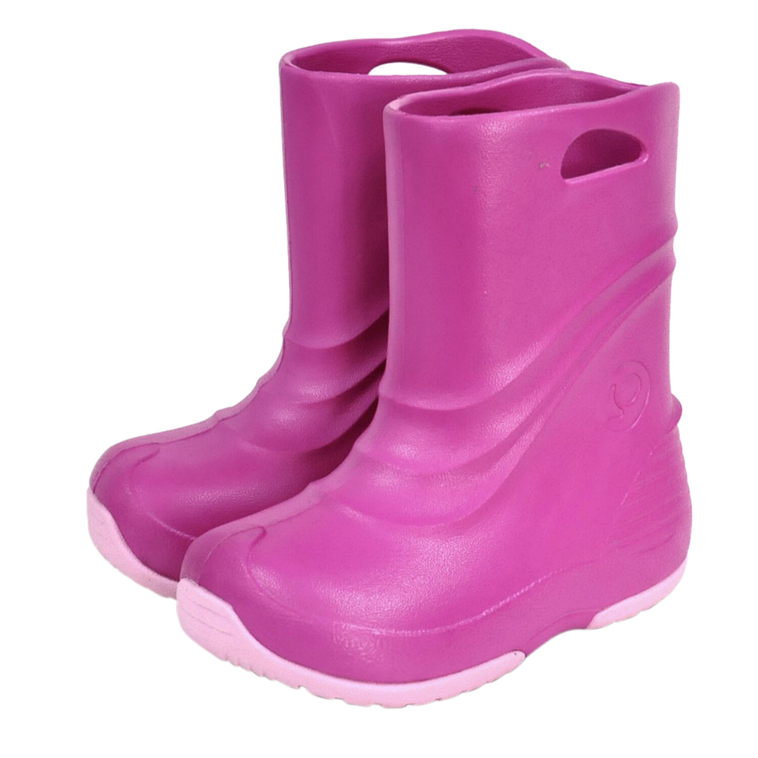 BACKYARD FAMILY「レインブーツ プーキーズ POOKIES 通販 ジュニア キッズ 子供 こども 防水 完全防水」|レインシューズ|ピンク1