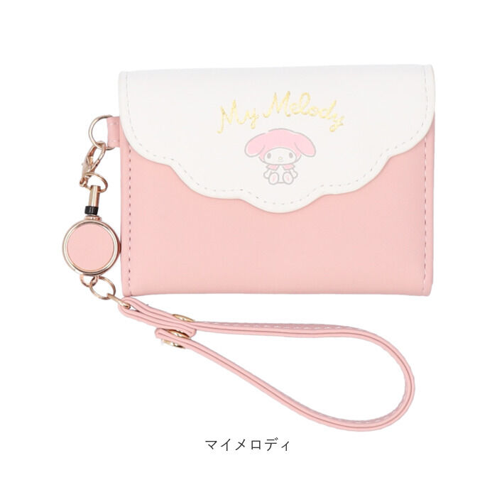 BACKYARD FAMILY「パスケース サンリオ 通販 リール付きパスケース 定期入れ パスポーチ 定期券入れ ICカード」|定期入れ|