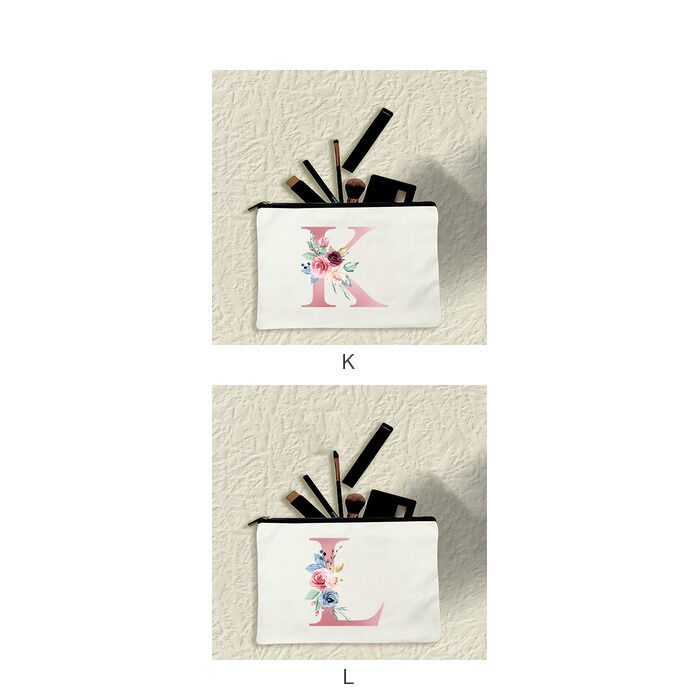 BACKYARD FAMILY「イニシャル ポーチ 通販 コスメポーチ メイクポーチ 化粧 小物入れ 化粧ポーチ 大人かわいい」|ポーチ|