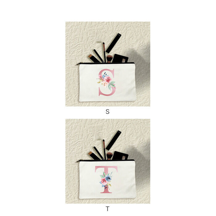 BACKYARD FAMILY「イニシャル ポーチ 通販 コスメポーチ メイクポーチ 化粧 小物入れ 化粧ポーチ 大人かわいい」|ポーチ|