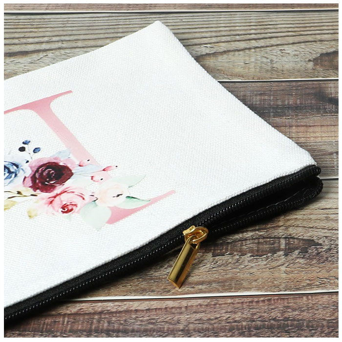 BACKYARD FAMILY「イニシャル ポーチ 通販 コスメポーチ メイクポーチ 化粧 小物入れ 化粧ポーチ 大人かわいい」|ポーチ|