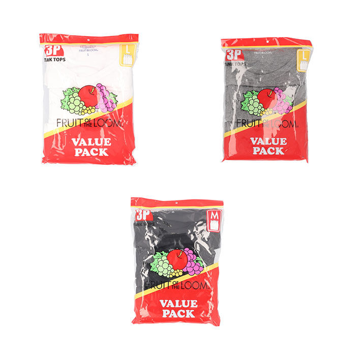 BACKYARD FAMILY「フルーツオブザルーム タンクトップ 通販 FRUIT OF THE LOOM 3枚セット」|その他|