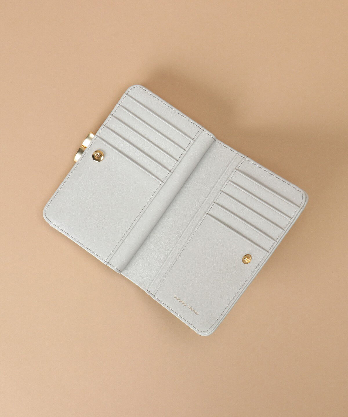 Samantha Thavasa「Pomme d'espoir ポムディスポワール 型押し口金折財布」|財布|