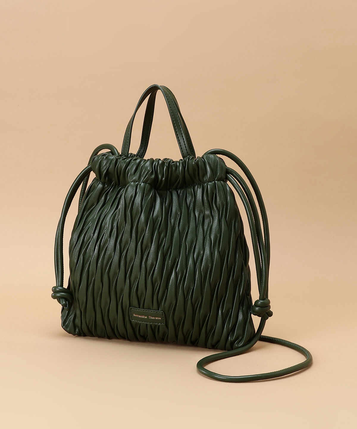 Samantha Thavasa「プリーツ巾着バッグ」|その他|