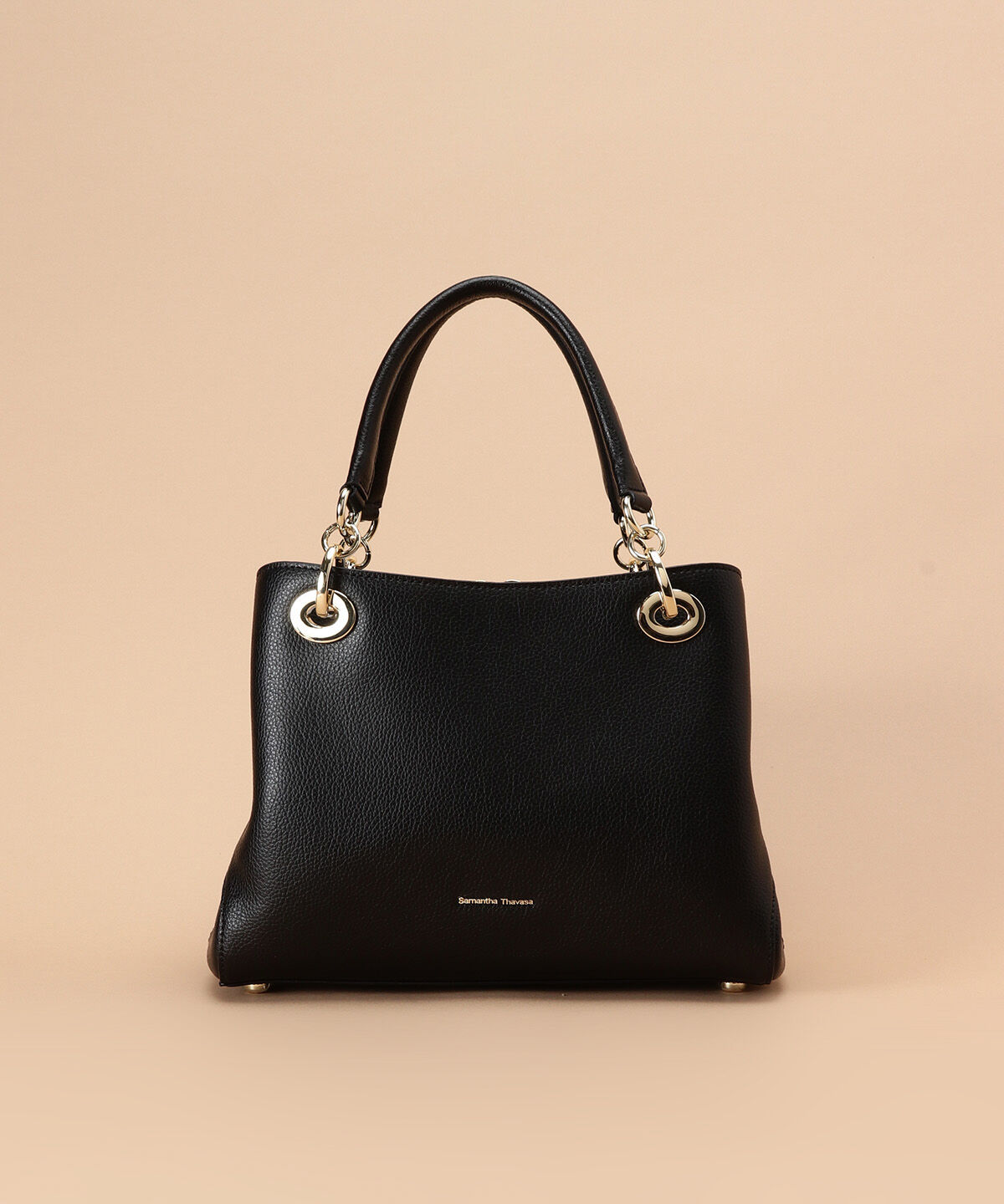 Samantha Thavasa「リングモチーフ トートバッグ 小サイズ」|トートバッグ|ブラック