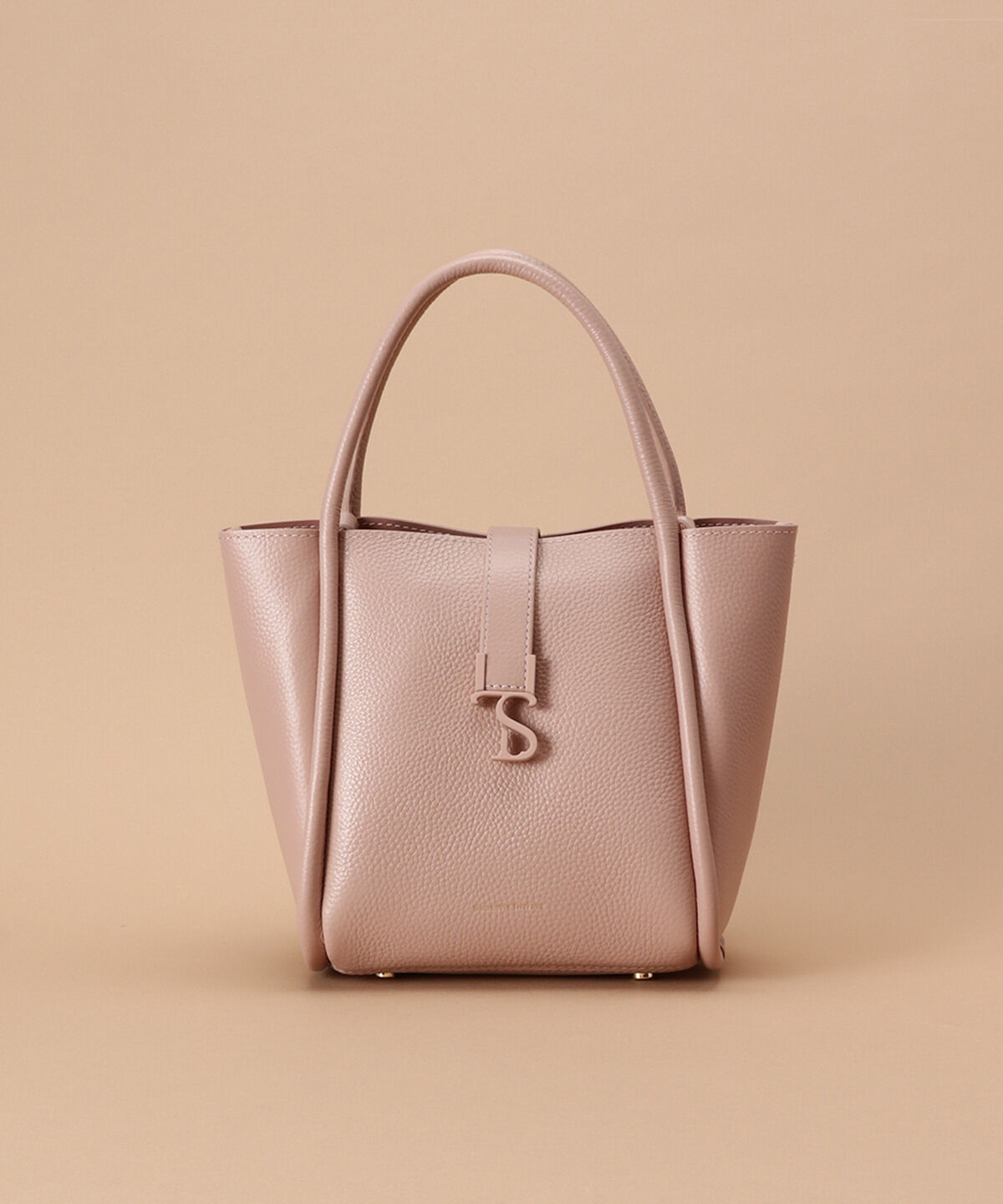 Samantha Thavasa「マットアイコン レザーハンドバッグ 小サイズ」|ハンドバッグ|ﾋﾟﾝｸﾍﾞｰｼﾞｭ