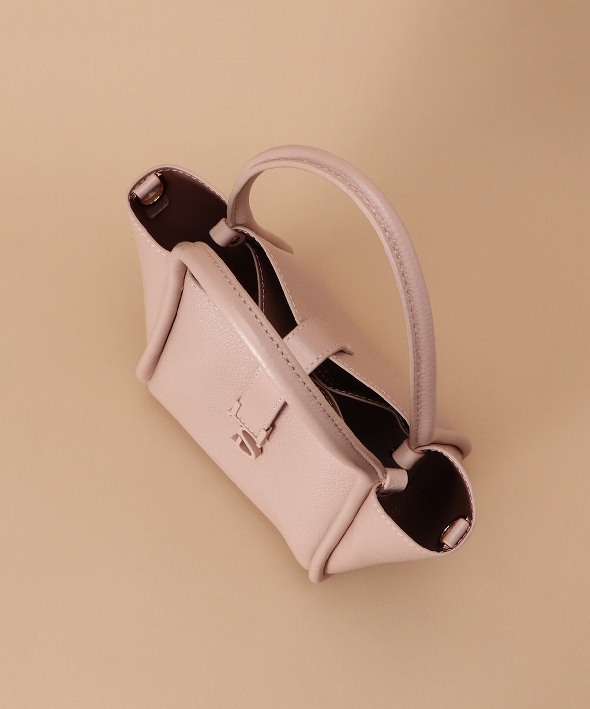 Samantha Thavasa「マットアイコン レザーハンドバッグ 小サイズ」|ハンドバッグ|