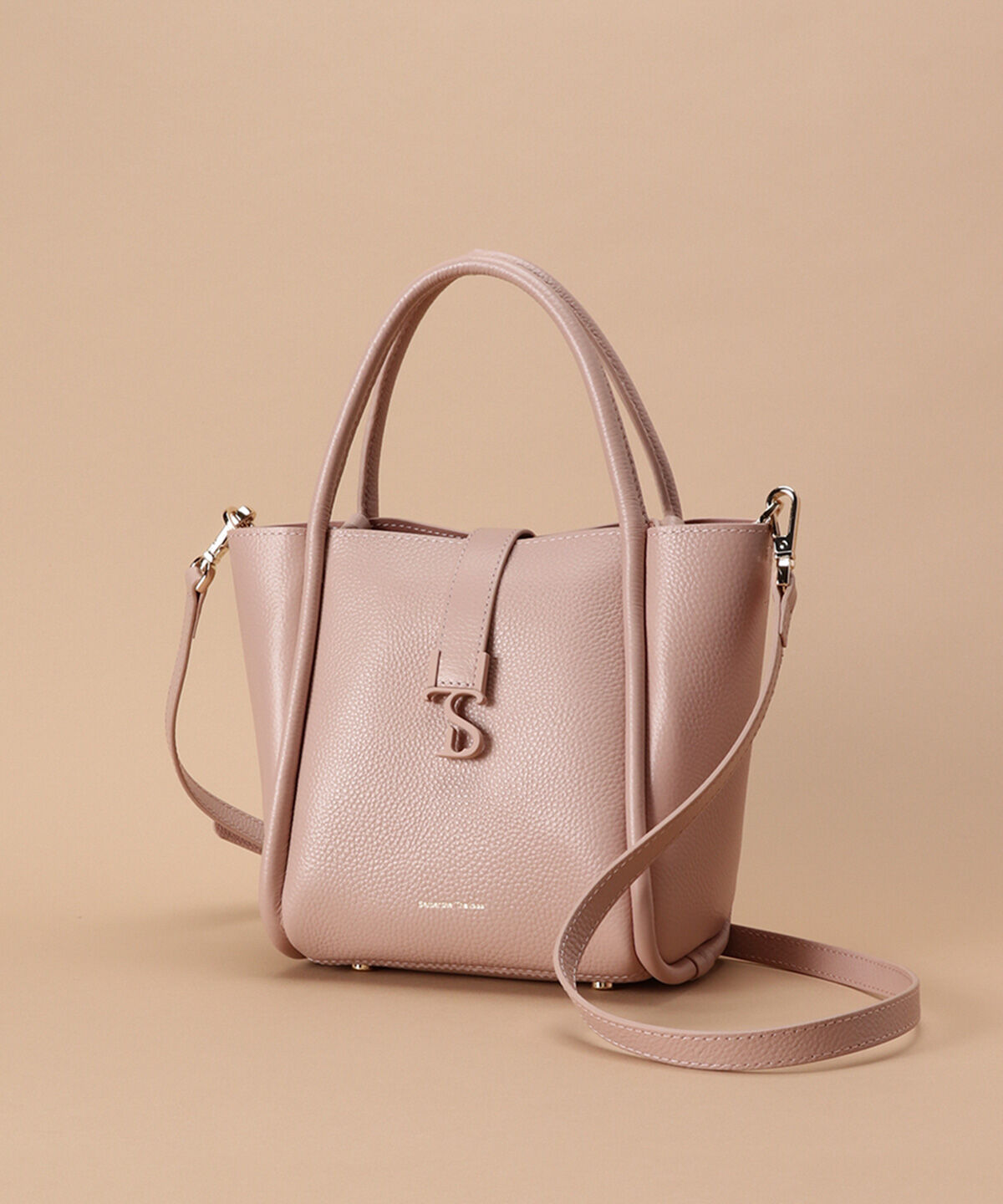 Samantha Thavasa「マットアイコン レザーハンドバッグ 小サイズ」|ハンドバッグ|